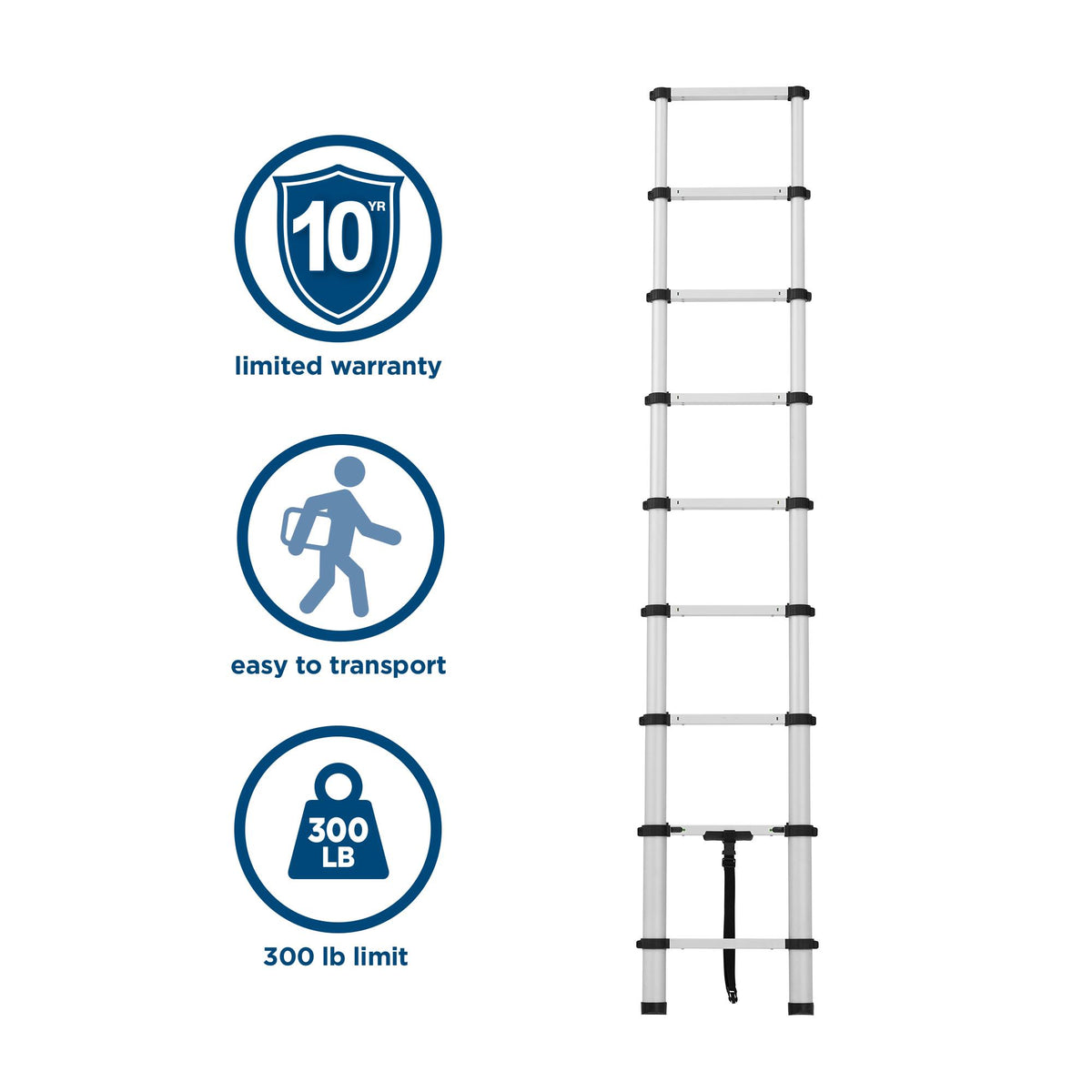 SmartClose Telescoping Ladder Dorel Business