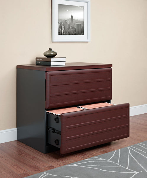 Bridgeport Commercial V-2 Lateral File Cabinet - Cherry - N/A