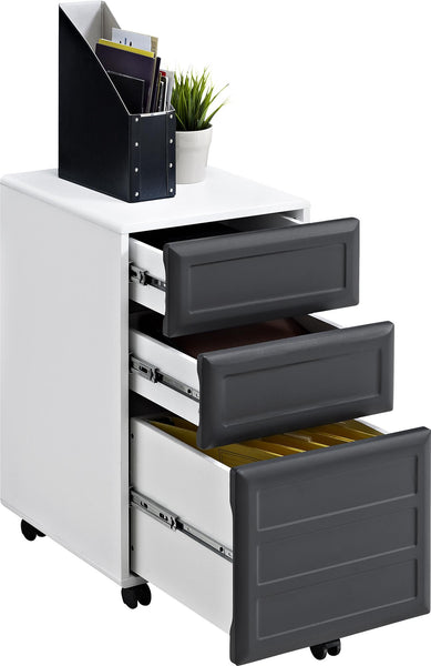 Bridgeport Commercial V-2 Mobile File Cabinet - Gray