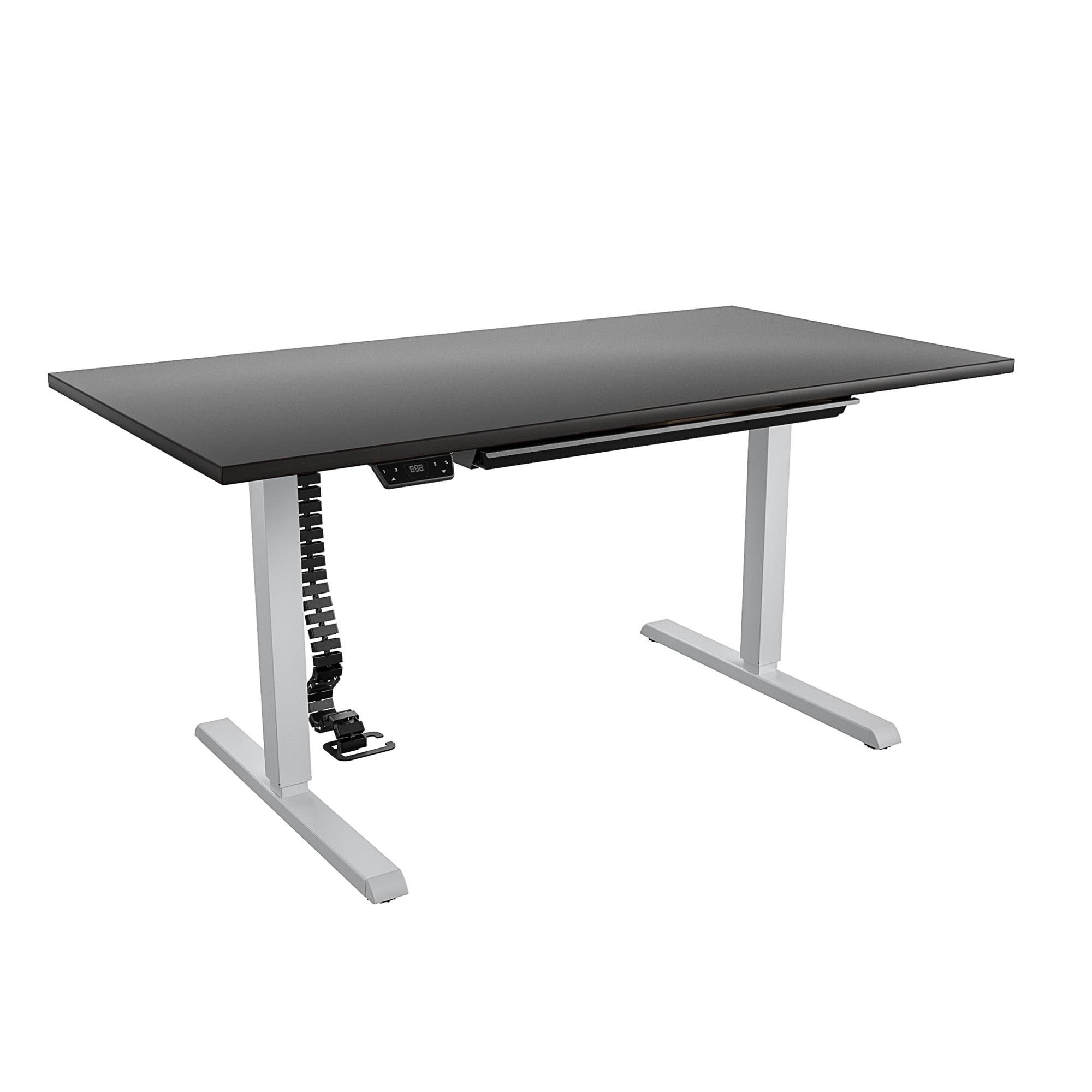 60" BRIDGEPORT Pro-Desk: The Professional - Espresso - 5’ Straight
