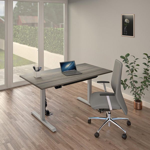 60" BRIDGEPORT Pro-Desk: The Professional - Espresso - 5’ Straight