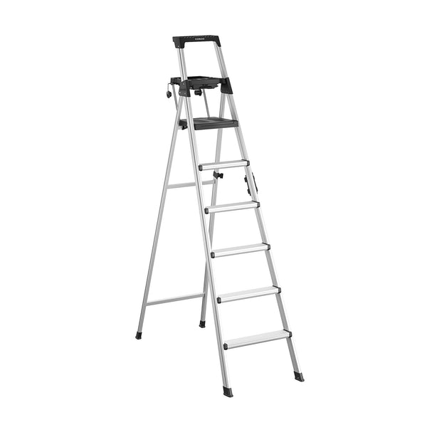 COSCO Signature Series Step Position Ladder - Cool Gray - 3 Step with Tray