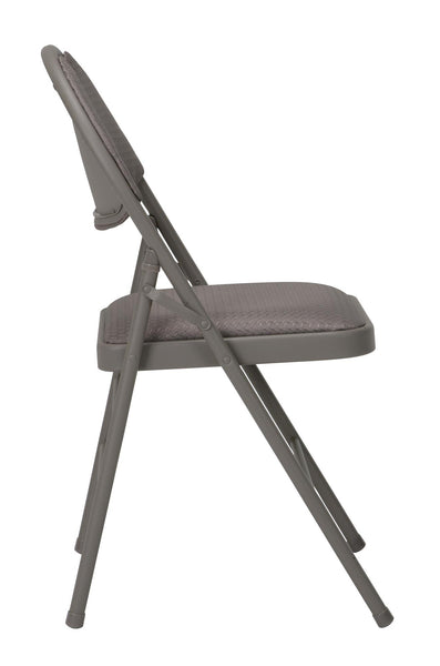 COSCO XL Comfort Fabric Folding Chair with Handle Hole - Taupe - N/A