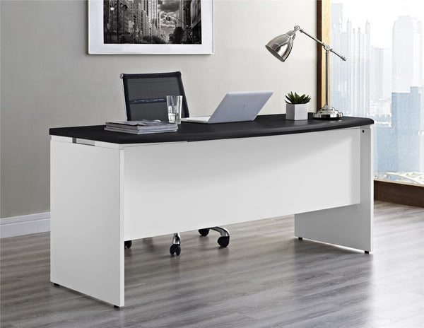 BRIDGEPORT Commercial V-2 Executive Desk - Gray - N/A
