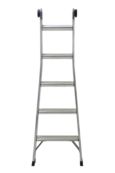 Step Ladder, 9 Step, 2 in 1, 14', Commercial - N/A - N/A