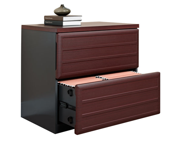 Bridgeport Commercial V-2 Lateral File Cabinet - Cherry - N/A