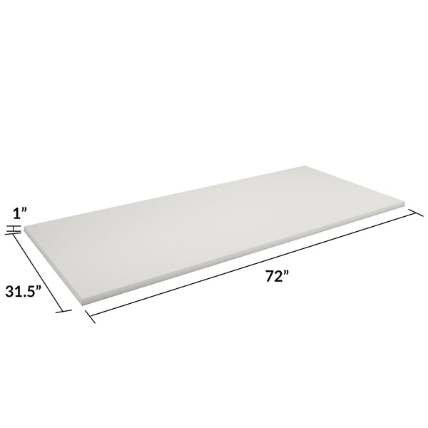 72” Desktop - White - 1-Pack