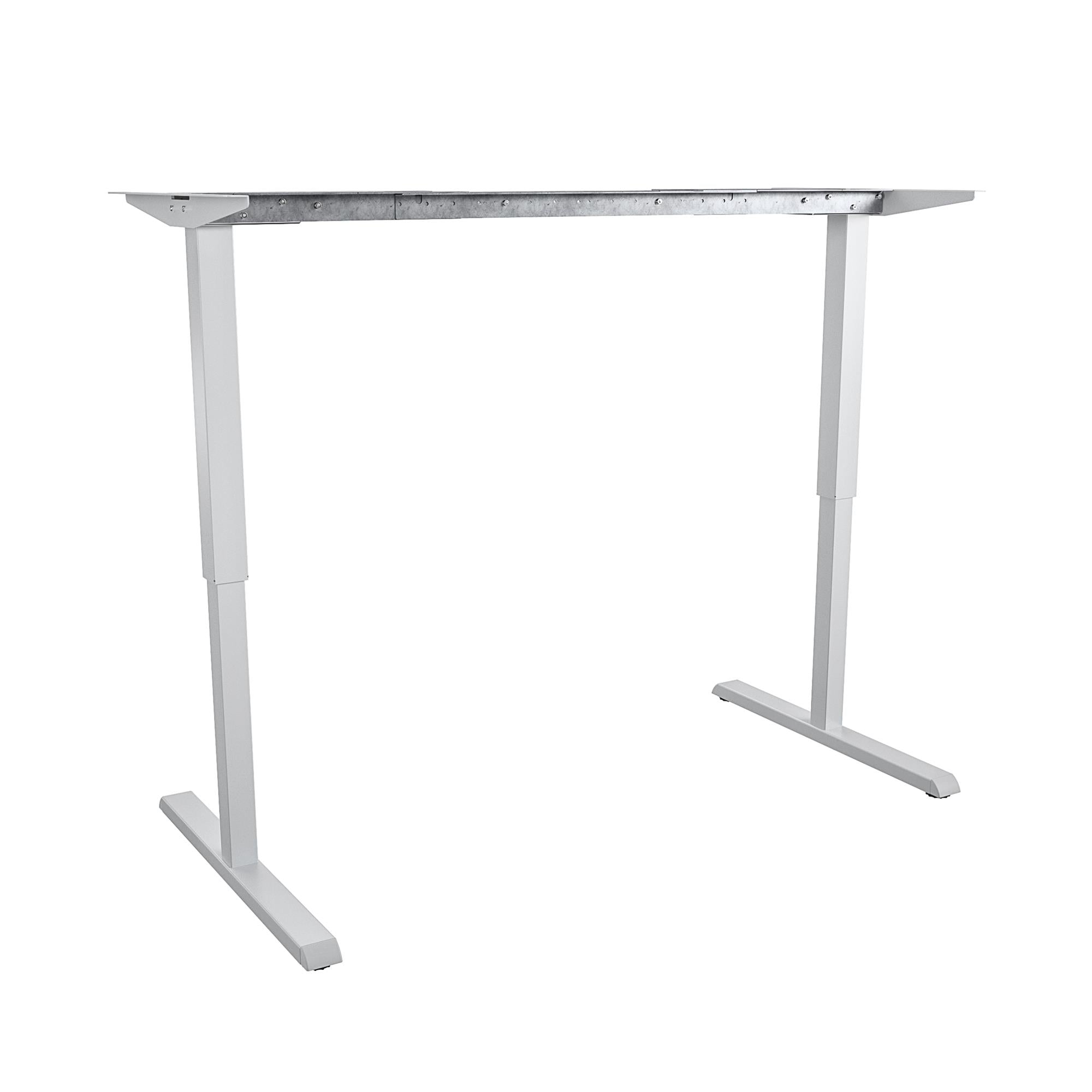 BRIDGEPORT Electric Desk Frame - Silver - 1-Pack