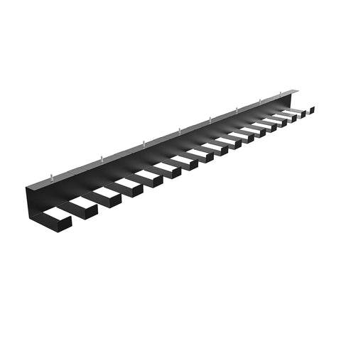 BRIDGEPORT Cable Management Tray - Black - 1-Pack
