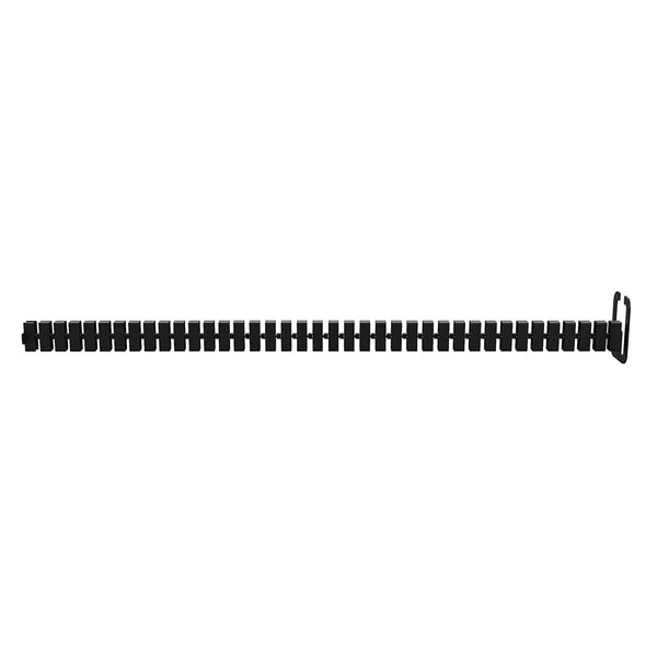 BRIDGEPORT Cable Management Spine - Black - 1-Pack