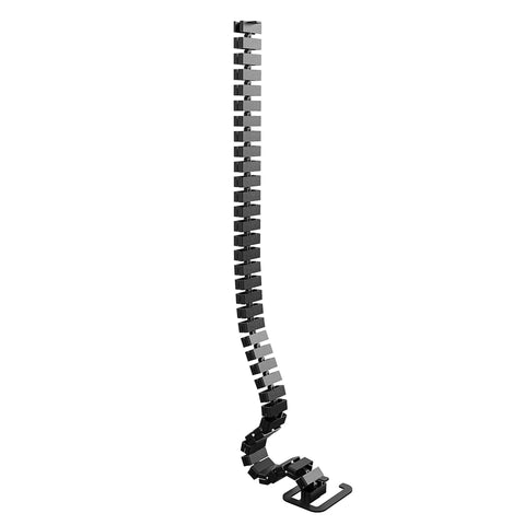 BRIDGEPORT Cable Management Spine - Black - 1-Pack