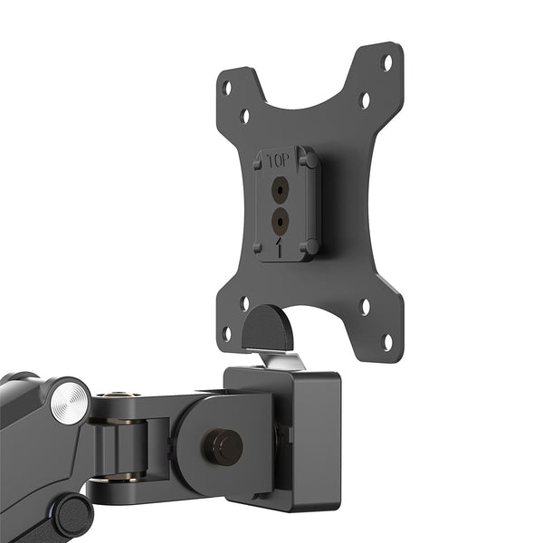 BRIDGEPORT Single Monitor Arm - Black - 1-Pack