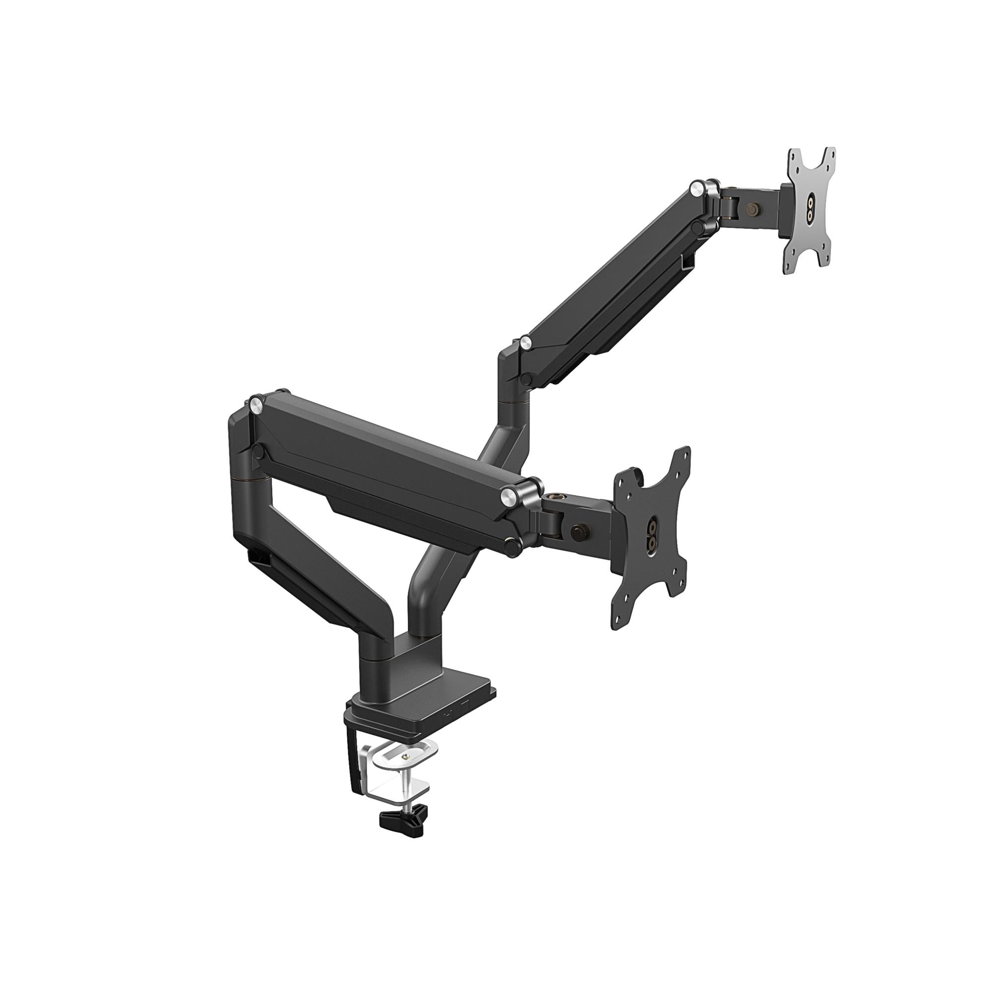 BRIDGEPORT Dual Monitor Arm - Black - 1-Pack