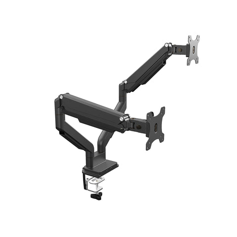 BRIDGEPORT Dual Monitor Arm - Black - 1-Pack