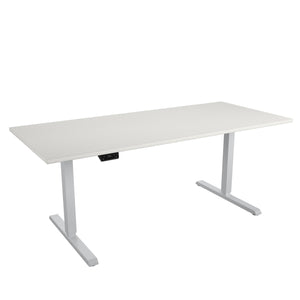 72" BRIDGEPORT Pro-Desk - White - 6’ Straight
