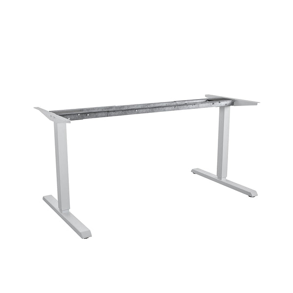 BRIDGEPORT Electric Desk Frame - Silver - 1-Pack