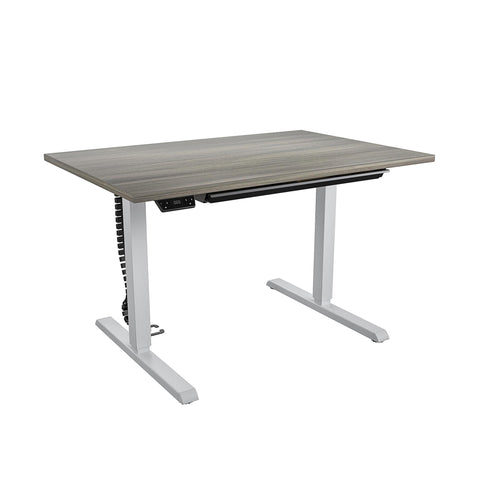 48" BRIDGEPORT Pro-Desk: The Professional - Gray (Wood Grain) - N/A