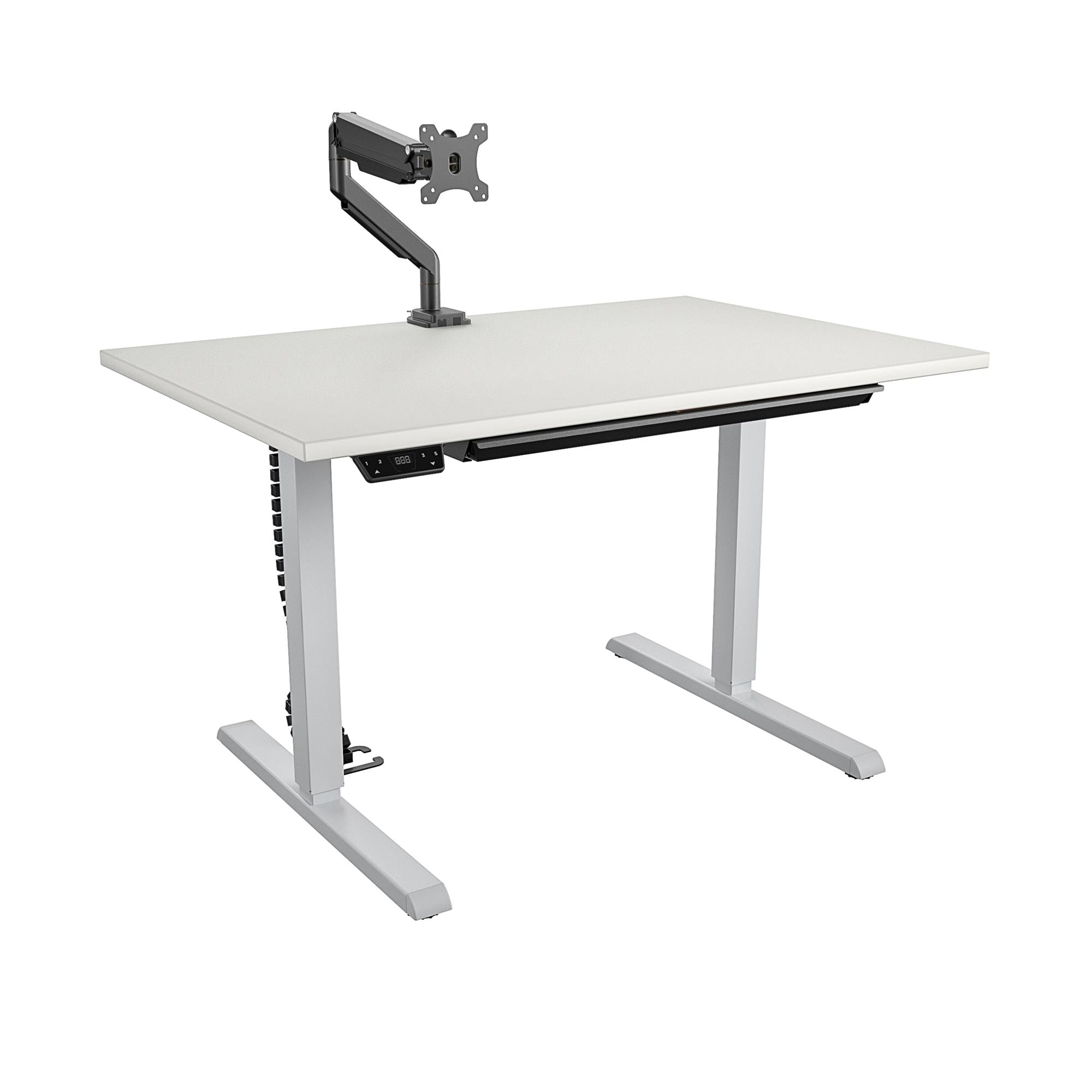 48" BRIDGEPORT Pro-Desk: The Entrepreneur - Classic White - 4’ Straight