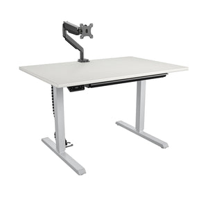 48" BRIDGEPORT Pro-Desk: The Entrepreneur - Classic White - 4’ Straight