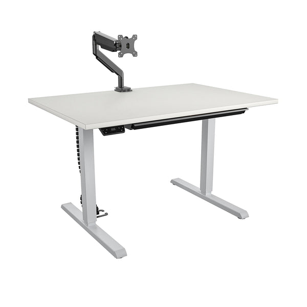 48" BRIDGEPORT Pro-Desk: The Entrepreneur - Classic White - 4’ Straight