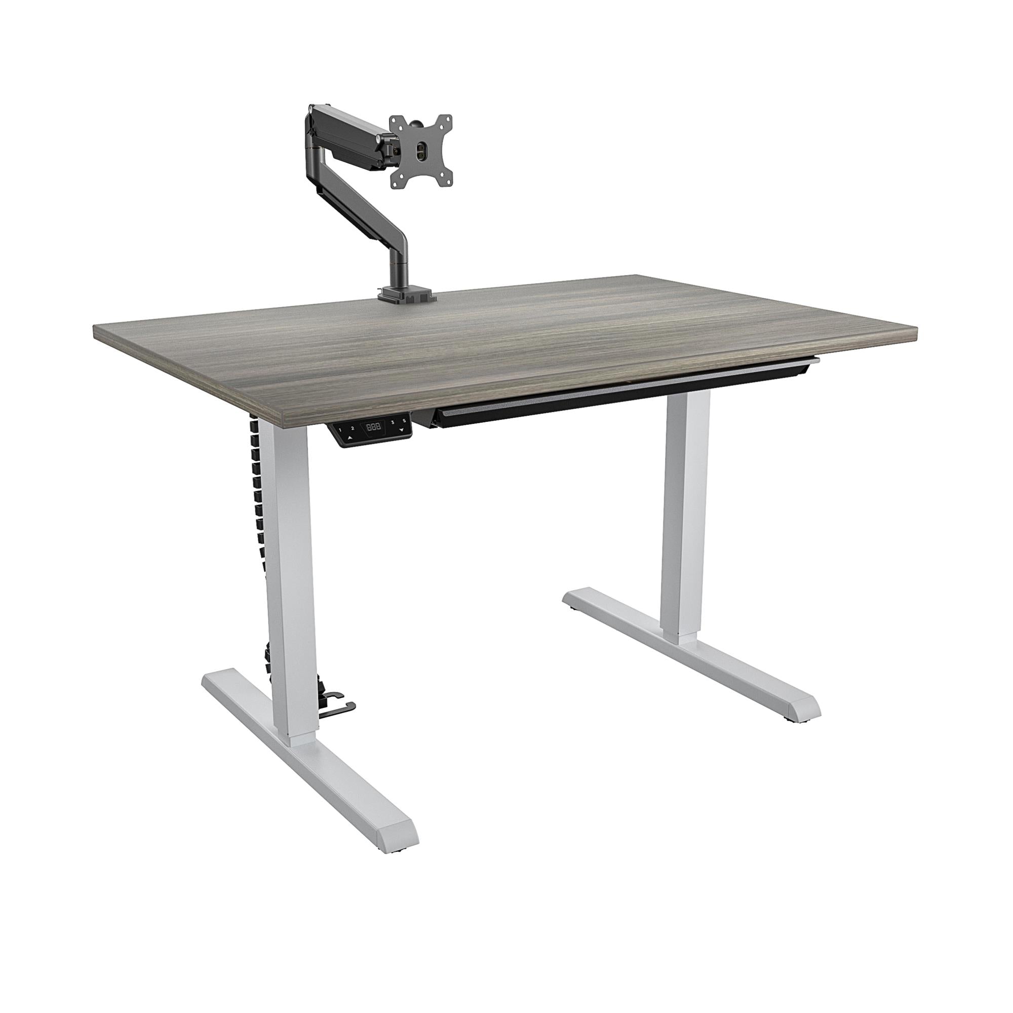 48" BRIDGEPORT Pro-Desk: The Entrepreneur - Classic White - 4’ Straight