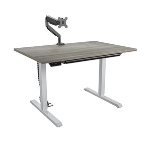 48" BRIDGEPORT Pro-Desk: The Entrepreneur - Classic White - 4’ Straight