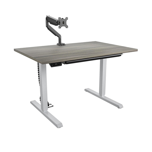 48" BRIDGEPORT Pro-Desk: The Entrepreneur - Classic White - 4’ Straight