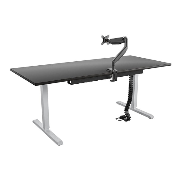 BRIDGEPORT E-Lift Pro-Desk V2 72" Top - Black Espresso - 1-Pack