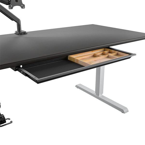 BRIDGEPORT E-Lift Pro-Desk V2 72" Top - Black Espresso - 1-Pack