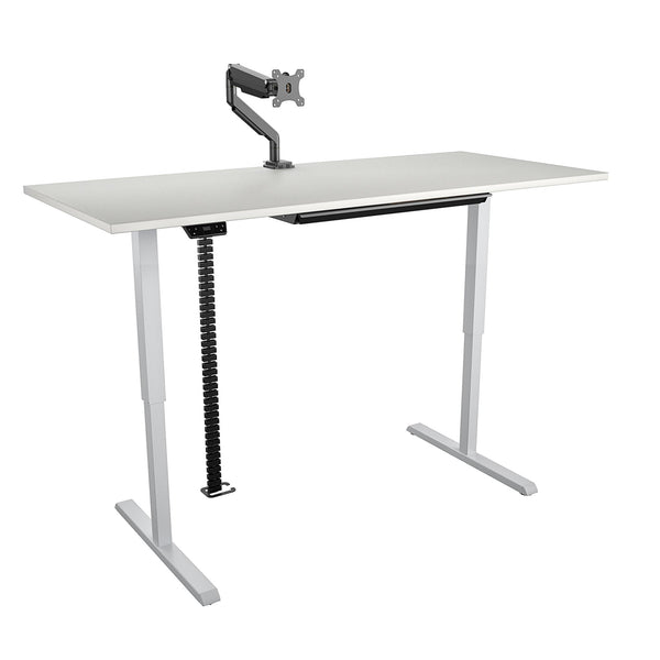 BRIDGEPORT E-Lift Pro-Desk V2 72" Top - White - 1-Pack