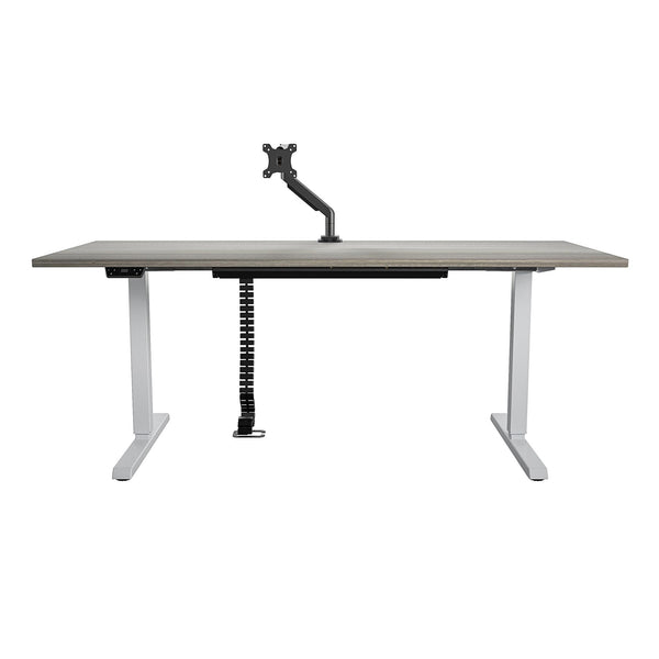 E-Lift Pro-Desk V2 72" Top, Drawer & Management cable chain and tray & Single Monitor Arm - N/A - N/A