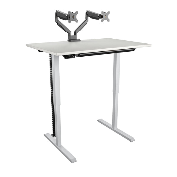 48" BRIDGEPORT Pro-Desk: The Executive - White - 4’ Straight