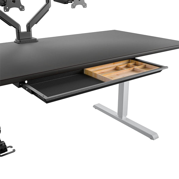 BRIDGEPORT E-Lift Pro-Desk V3 72" Top - Black Espresso - 1-Pack