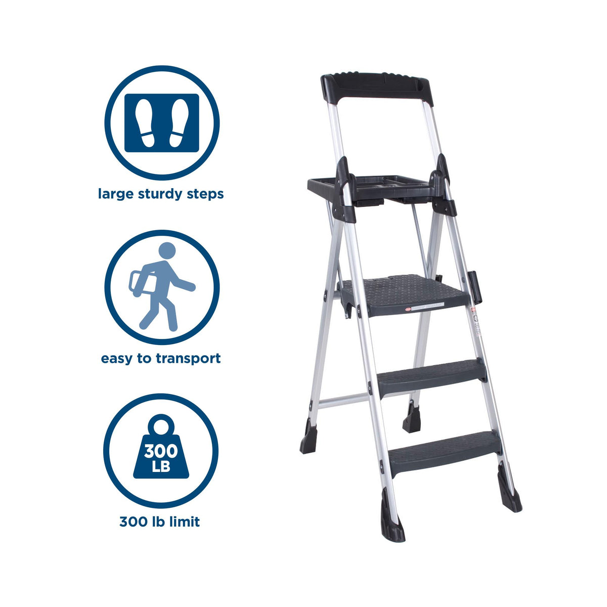 COSCO 3-Step Work Platform Step Stool – Dorel Business