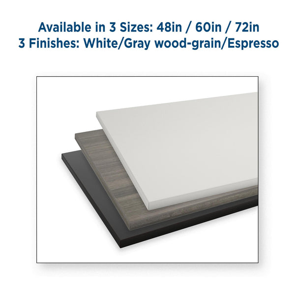 48" BRIDGEPORT Pro-Desk: The Professional - Gray (Wood Grain) - N/A