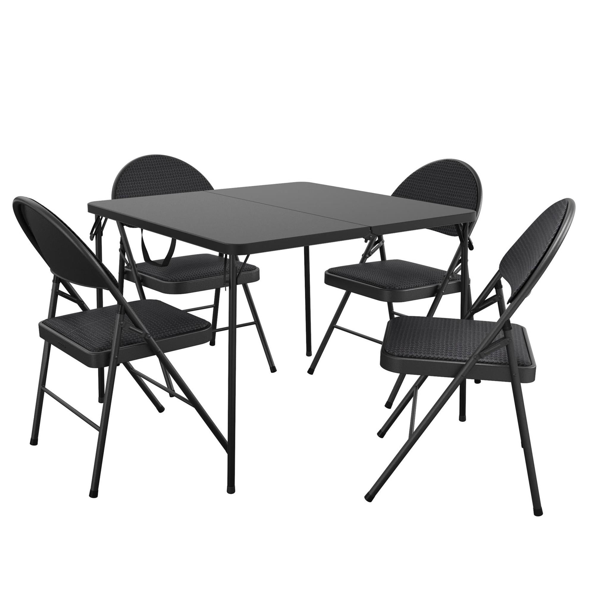 5 pc folding table and chair outlet