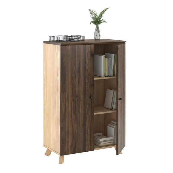 Bridgeport Commercial V-1 Storage Cabinet - Walnut - N/A