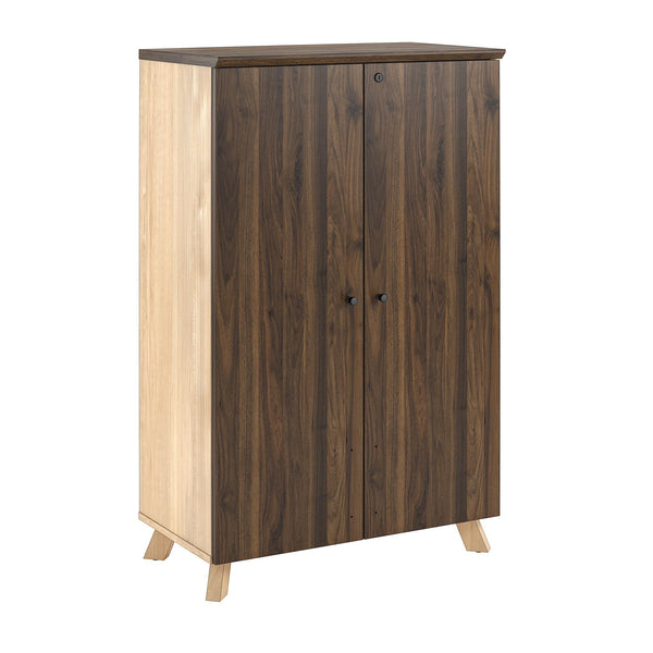 Bridgeport Commercial V-1 Storage Cabinet - Walnut - N/A