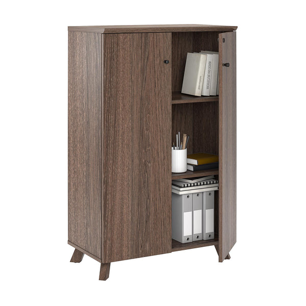 Bridgeport Commercial V-1 Storage Cabinet - Medium Brown - N/A