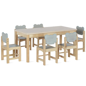 Activity Table, Rectangle, 19" x 47.25" x 23.75" - Natural - N/A