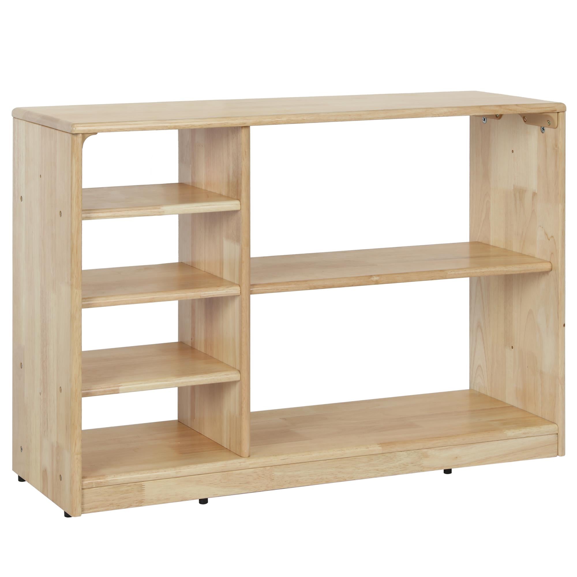 Storage Shelf Divider, Solid Wood, (24" x 35.5" x 12") - Natural - N/A