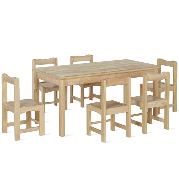 Activity Table, Rectangle, 19" x 47.25" x 23.75" - Natural - N/A
