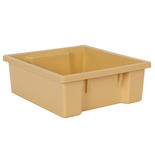 Storage Bin, Small, Polypropylene, Set of 4 (4" x 10.3" x 11" ea) - Natural - N/A