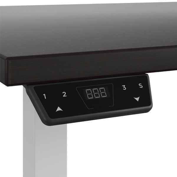 BRIDGEPORT E-Lift Pro-Desk V1 with 72" Top - Espresso - 1-Pack