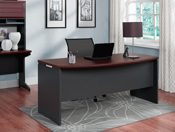 BRIDGEPORT Commercial V-2 Executive Desk - Cherry - N/A