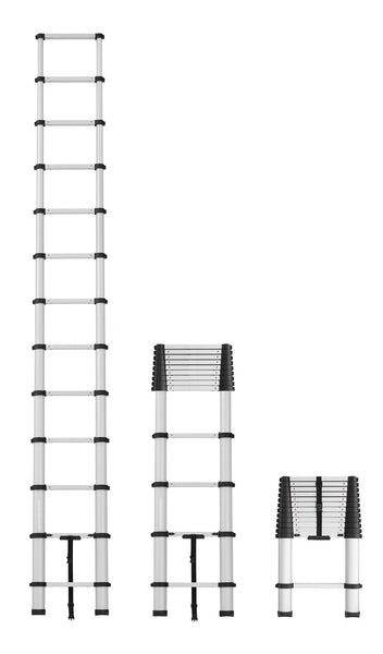 COSCO SmartClose Telescoping Ladder - Silver - 16ft