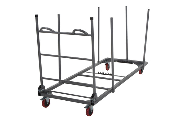 ZOWN Table Trolley, Rectangular Tables, 20 Table Capacity - Gray