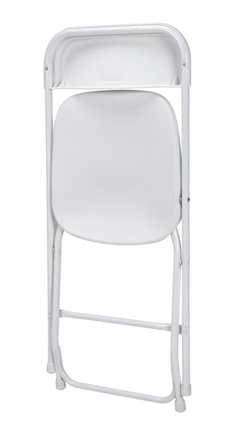 ZOWN Classic Banquet Resin Stacking Folding Chair - White - 8-Pack